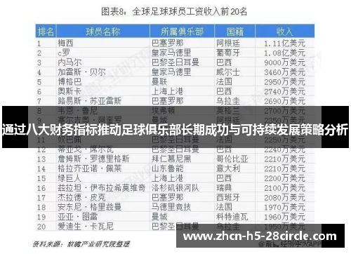 通过八大财务指标推动足球俱乐部长期成功与可持续发展策略分析 通过八大财务指标推动足球俱乐部长期成功与可持续发展策略分析